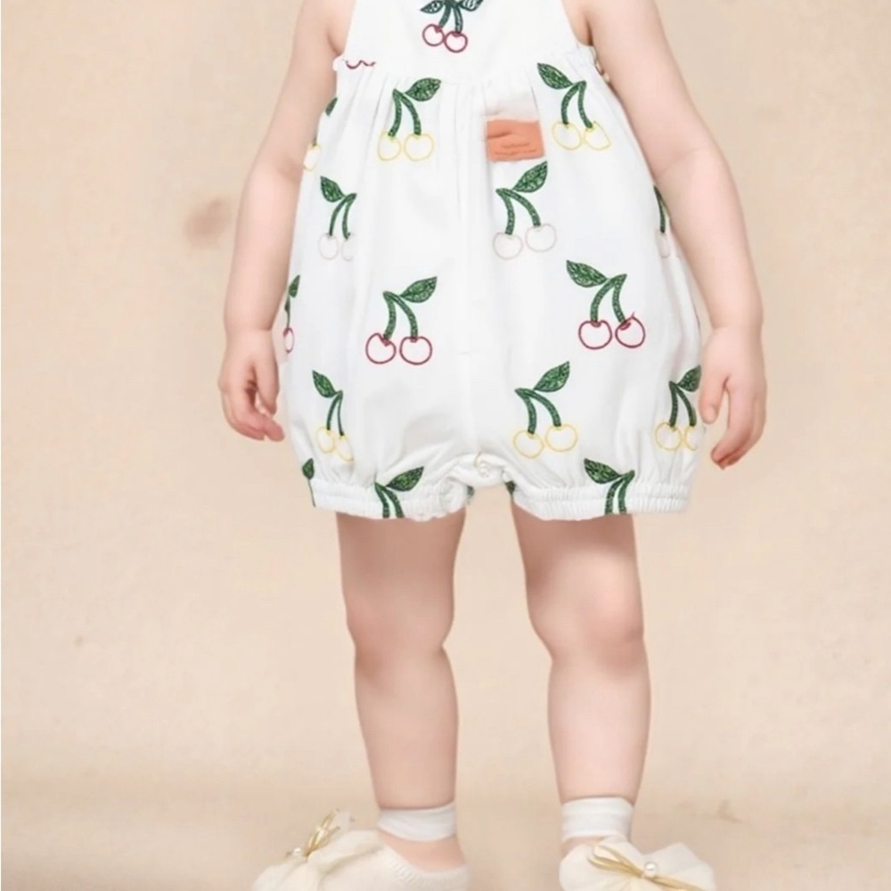 Cherry Print Kids One Piece by Stella McCartney